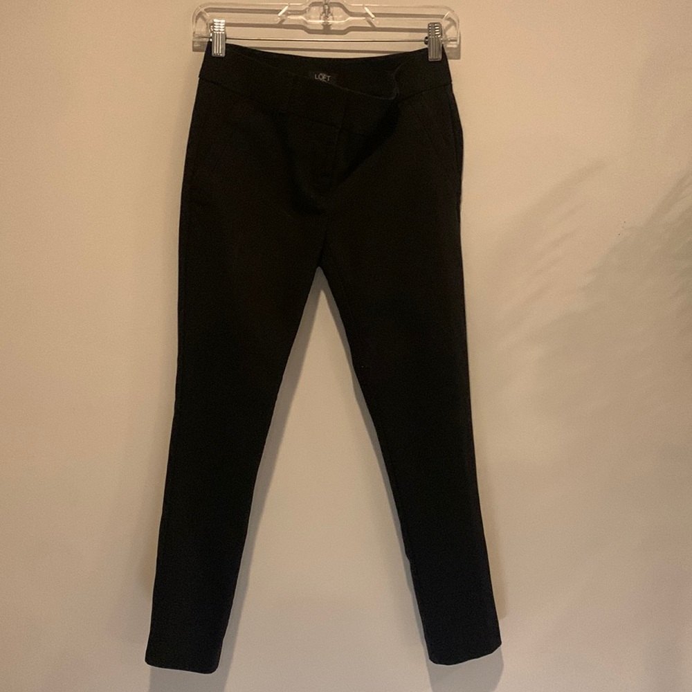Loft Womens Black Suit Pants Size 00